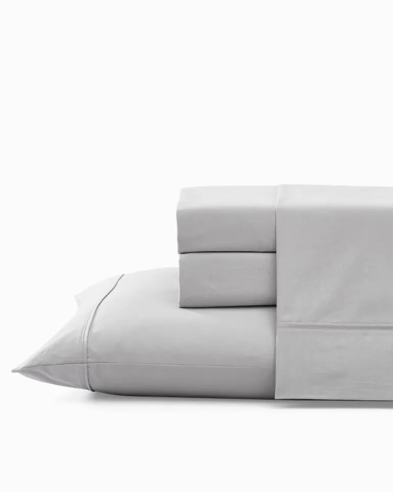 Clearance Tommy Bahama Solid 4-Piece King Sheet Set Dove Grey