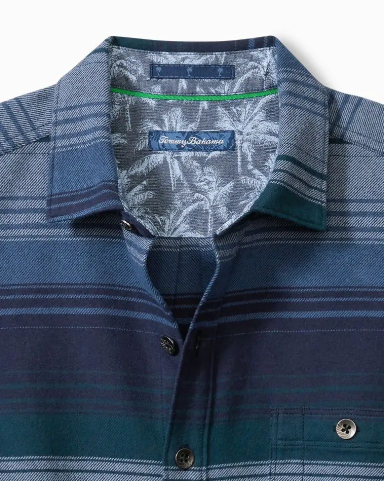 Clearance Tommy Bahama Sombra Shirt Jacket Island Navy