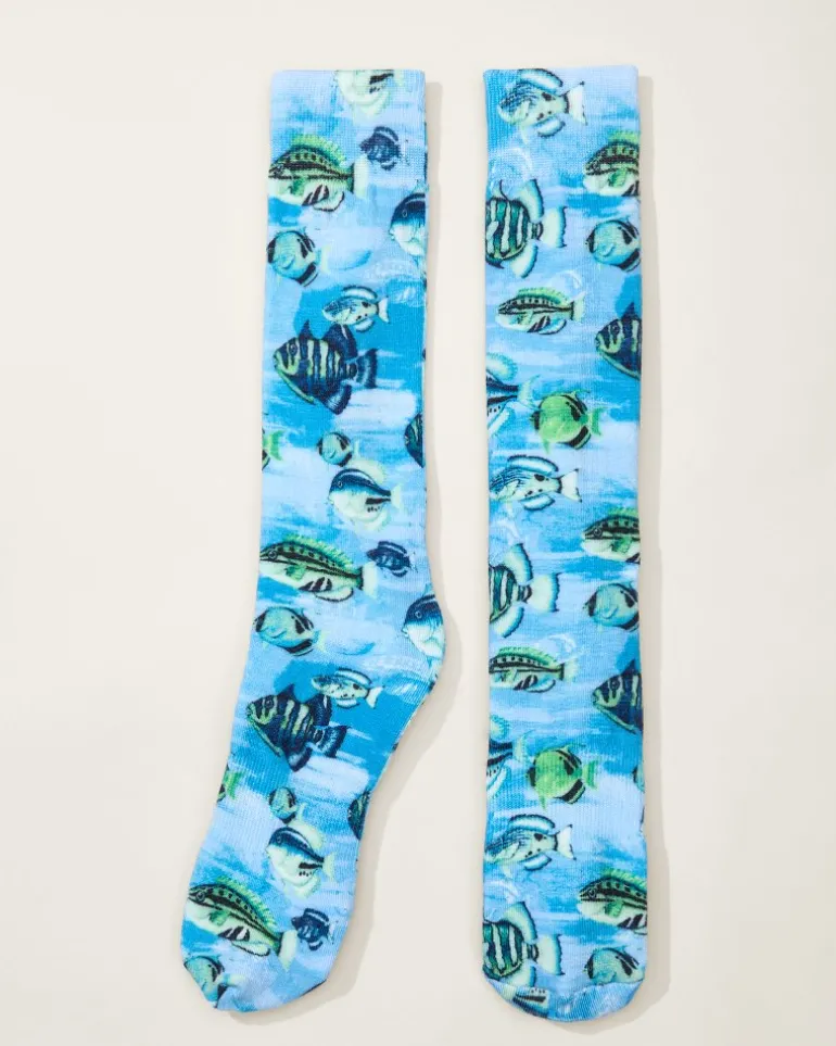Shop Tommy Bahama Something's Fishy Socks Campanula