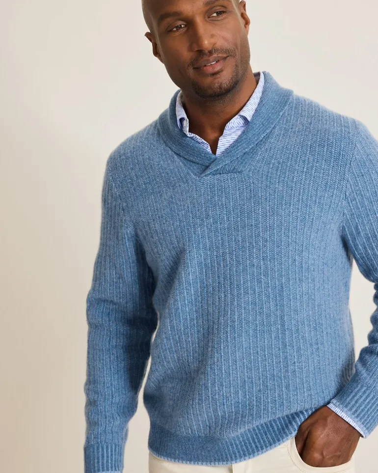 Cheap Tommy Bahama Soundscape Cashmere Sweater Baltic