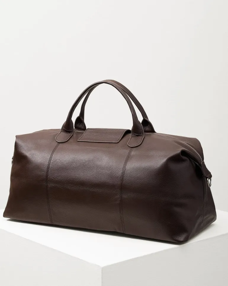 Store Tommy Bahama Stanford Leather Duffel Bag Brown