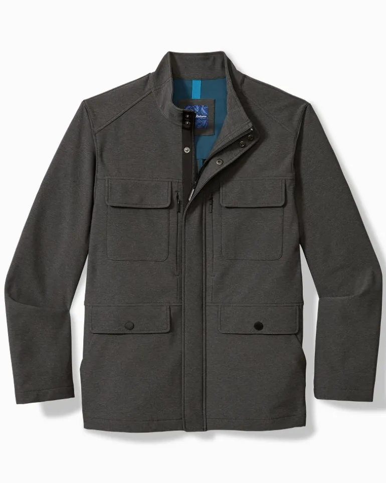 Flash Sale Tommy Bahama Stanley Park Softshell Field Jacket Coal