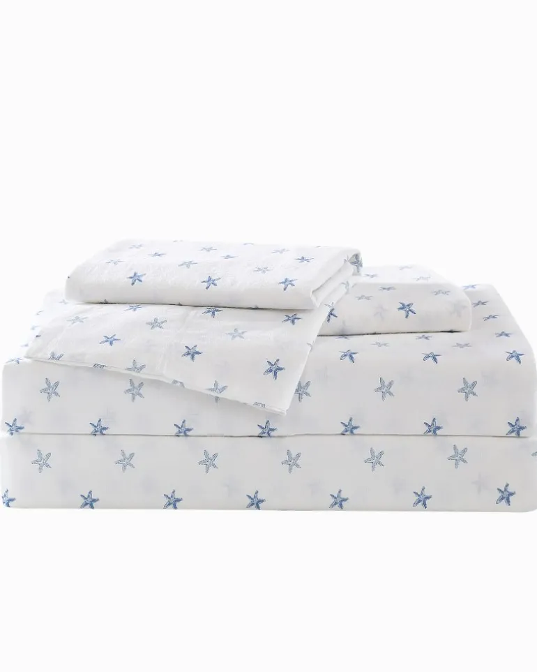 Fashion Tommy Bahama Starfish Treasure 4-Piece King Sheet Set Ocean