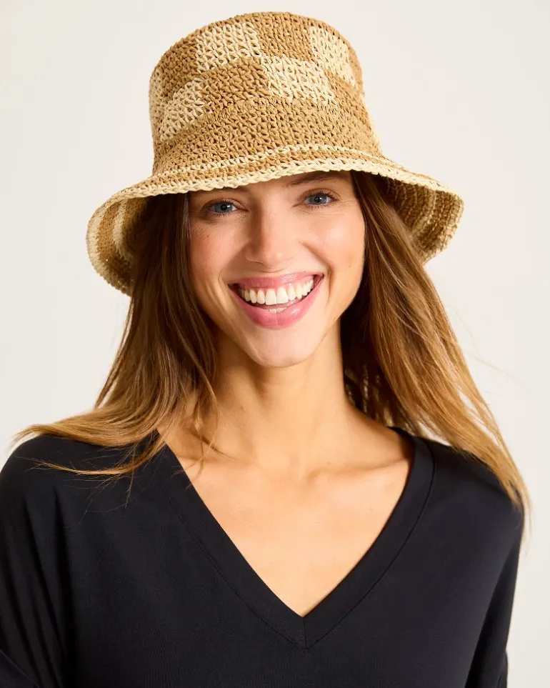 Cheap Tommy Bahama Suffolk Packable Bucket Hat Chai
