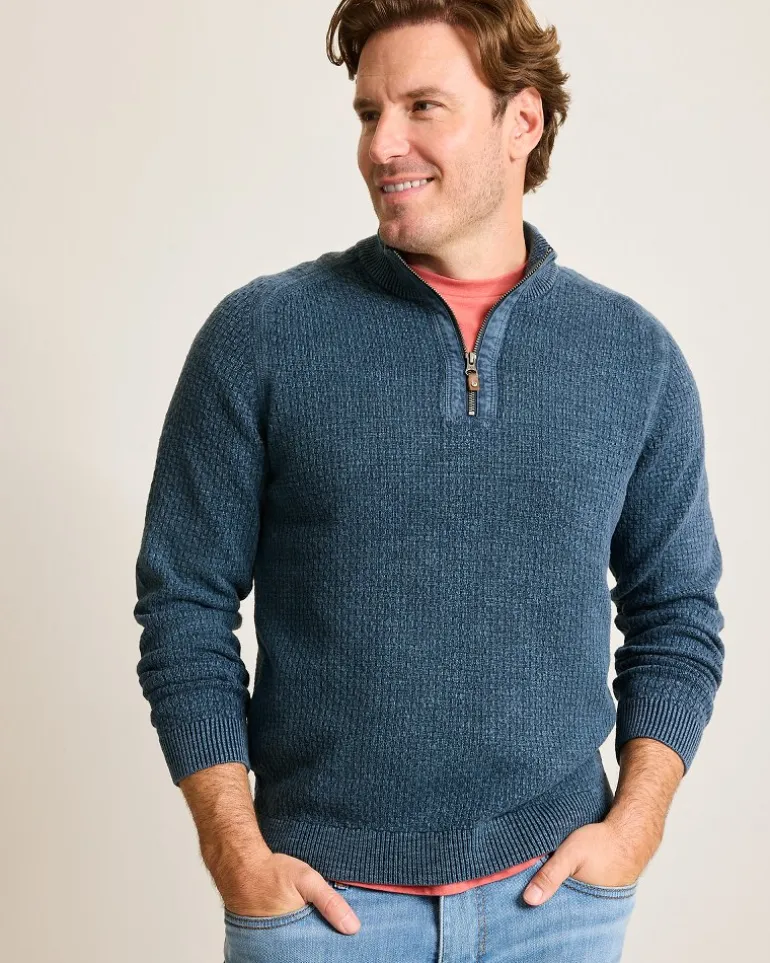 Outlet Tommy Bahama Sunbreak Half-Zip Sweater Coastline
