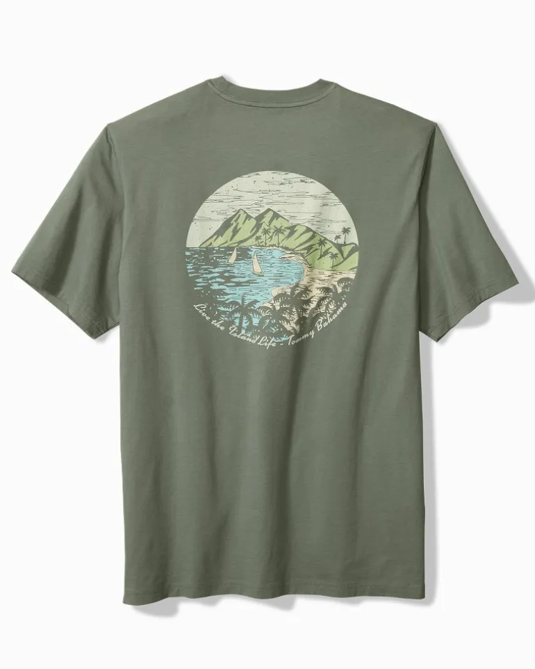 Outlet Tommy Bahama Sunny Sails Graphic T-Shirt Sagebrush