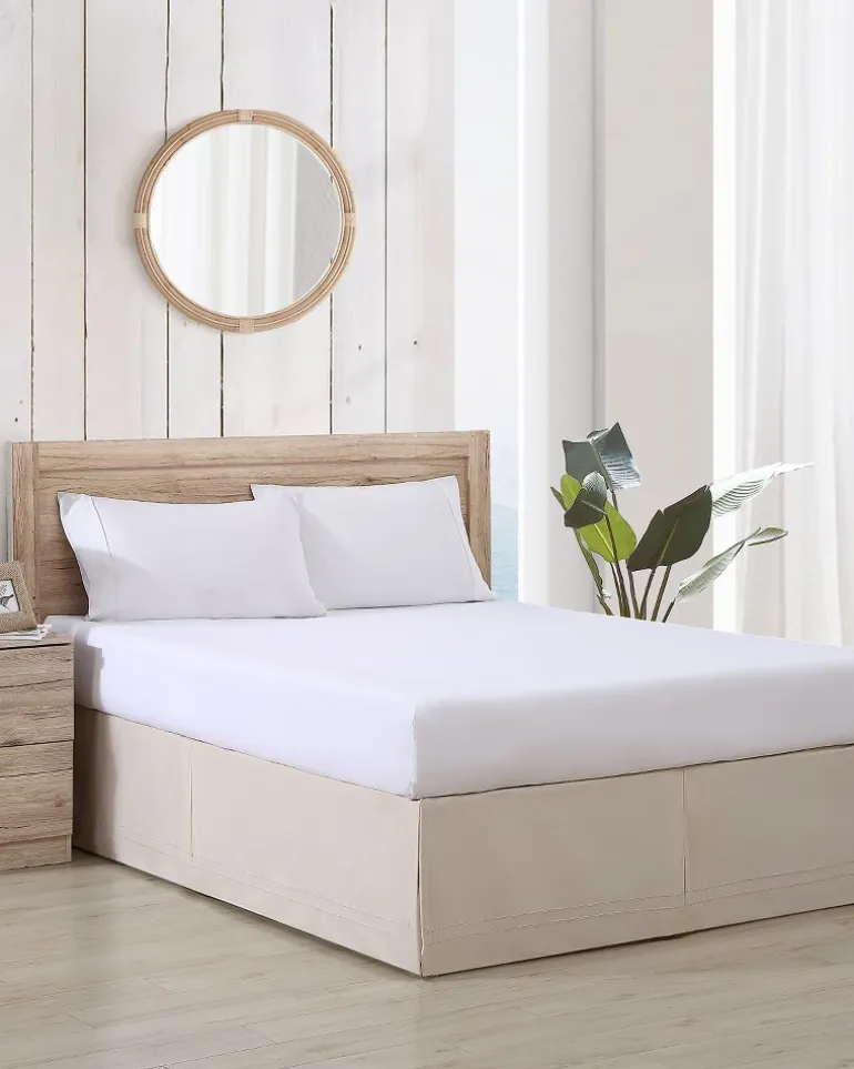 Best Tommy Bahama Tailored King Bed Skirt Beige