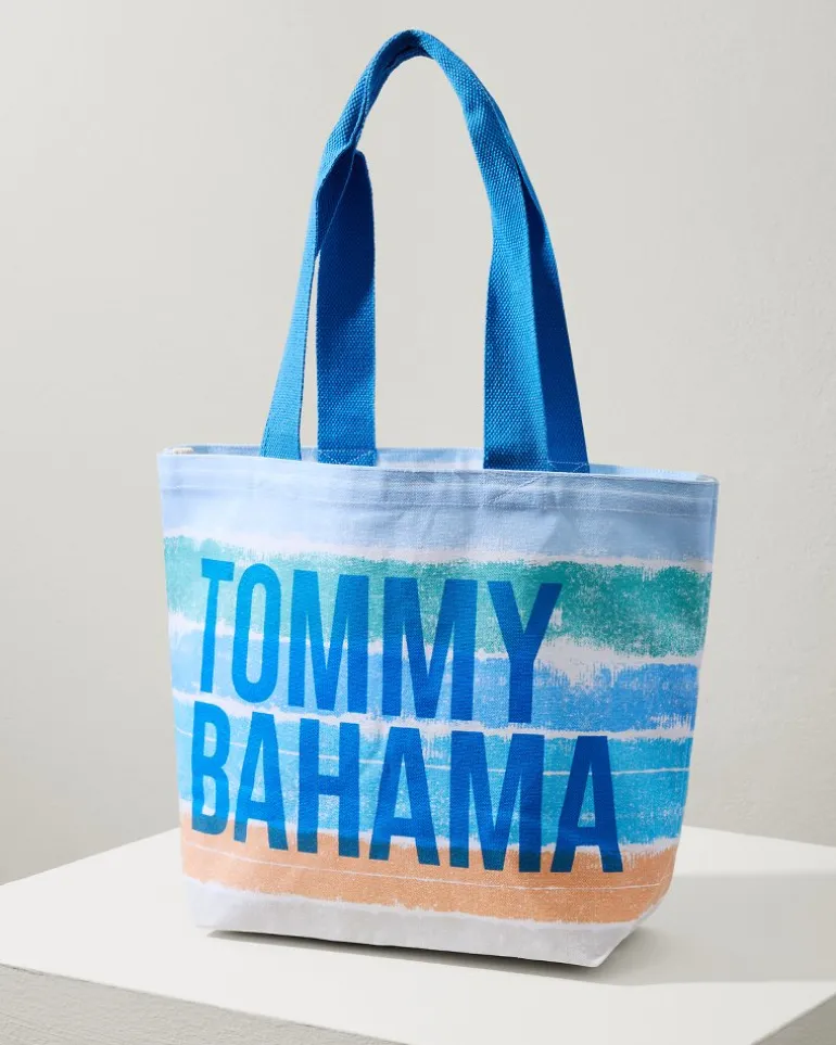 Store Tommy Bahama TB Stripe Reusable Tote Multicolor
