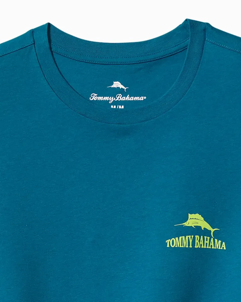 Fashion Tommy Bahama The Rum That Got Away Graphic T-Shirt Blue Allure