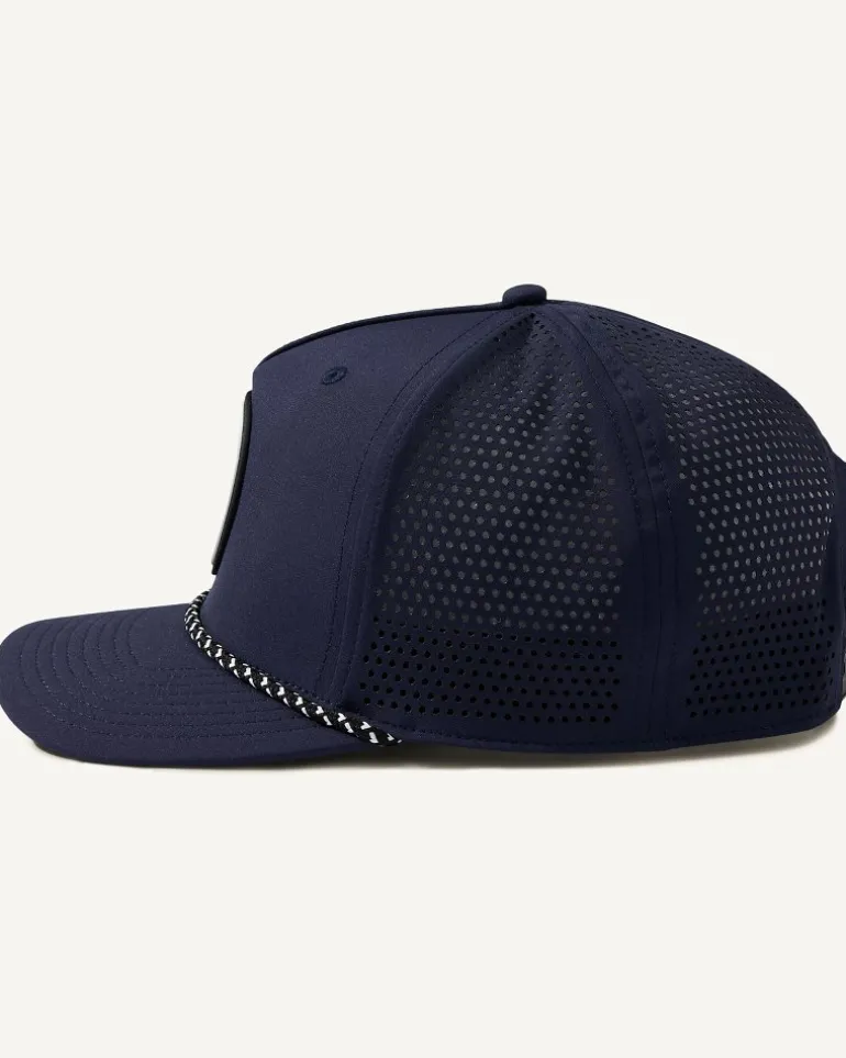 New Tommy Bahama Til Sunset Packable Cap Navy
