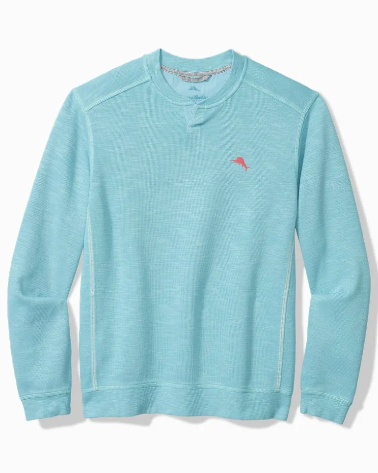 Hot Tommy Bahama Tobago Bay Abaco Sweatshirt Spa Blue