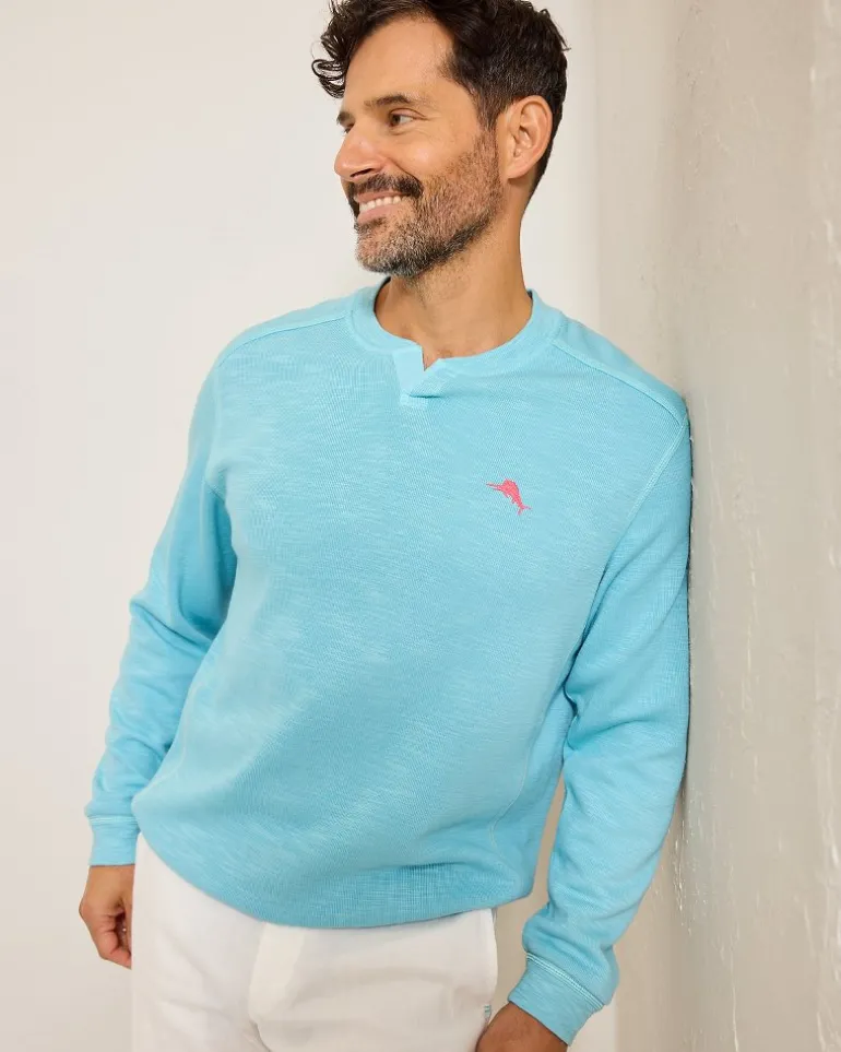 Hot Tommy Bahama Tobago Bay Abaco Sweatshirt Spa Blue