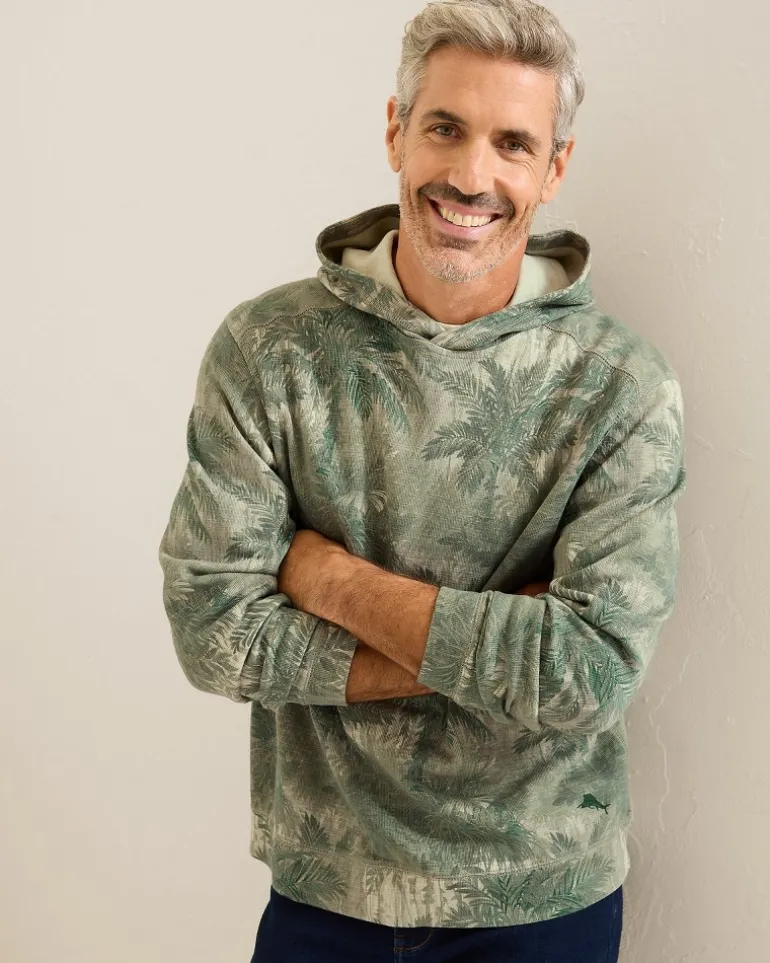 Best Sale Tommy Bahama Tobago Bay Jungle King Hoodie Light Fennel