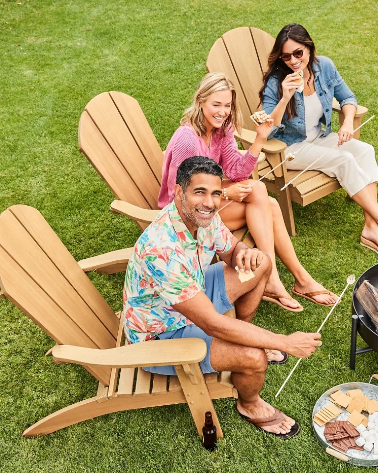 Discount Tommy Bahama All-Season Wood Adirondack Chair Natural