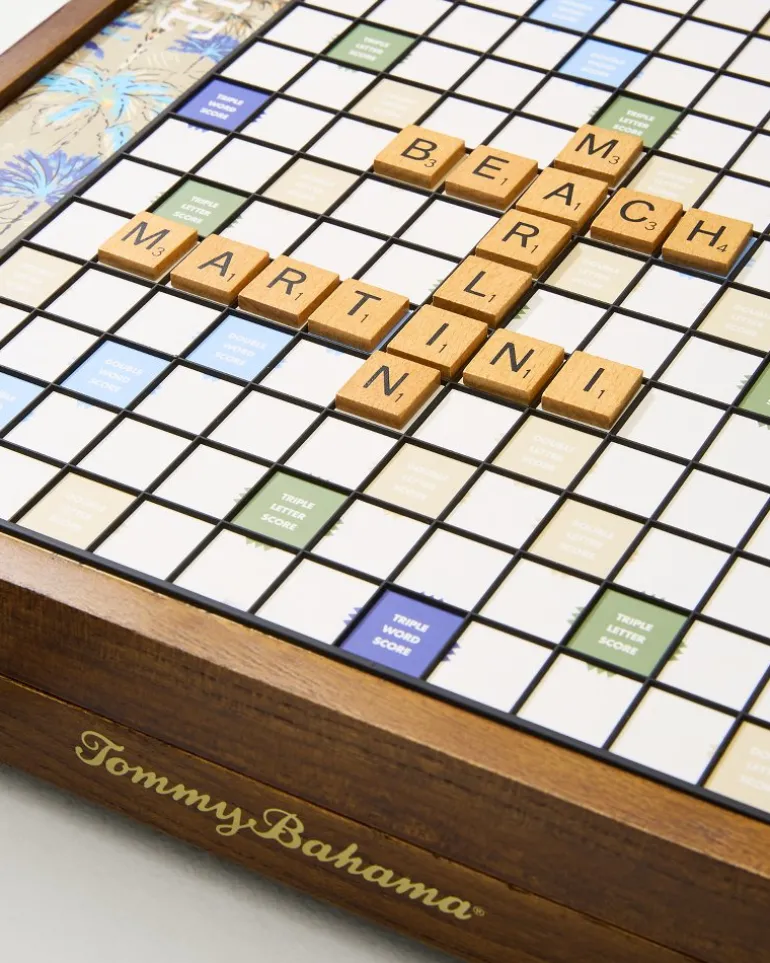 Cheap Tommy Bahama Deluxe Scrabble Board Game Multicolor