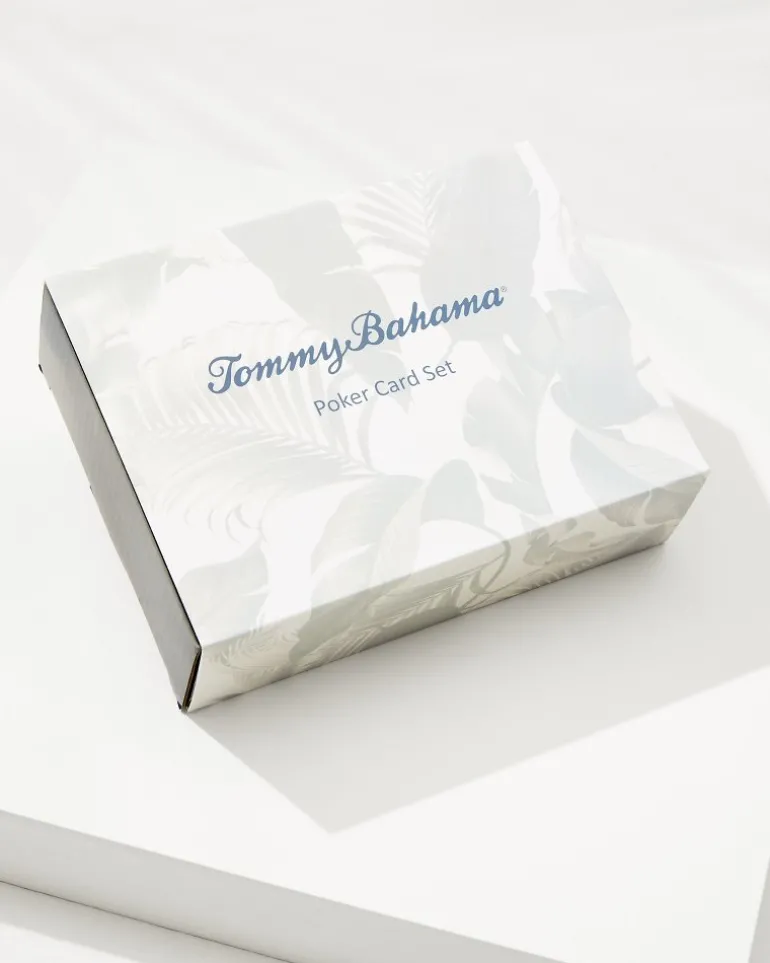 Sale Tommy Bahama Poker Card Set Orange