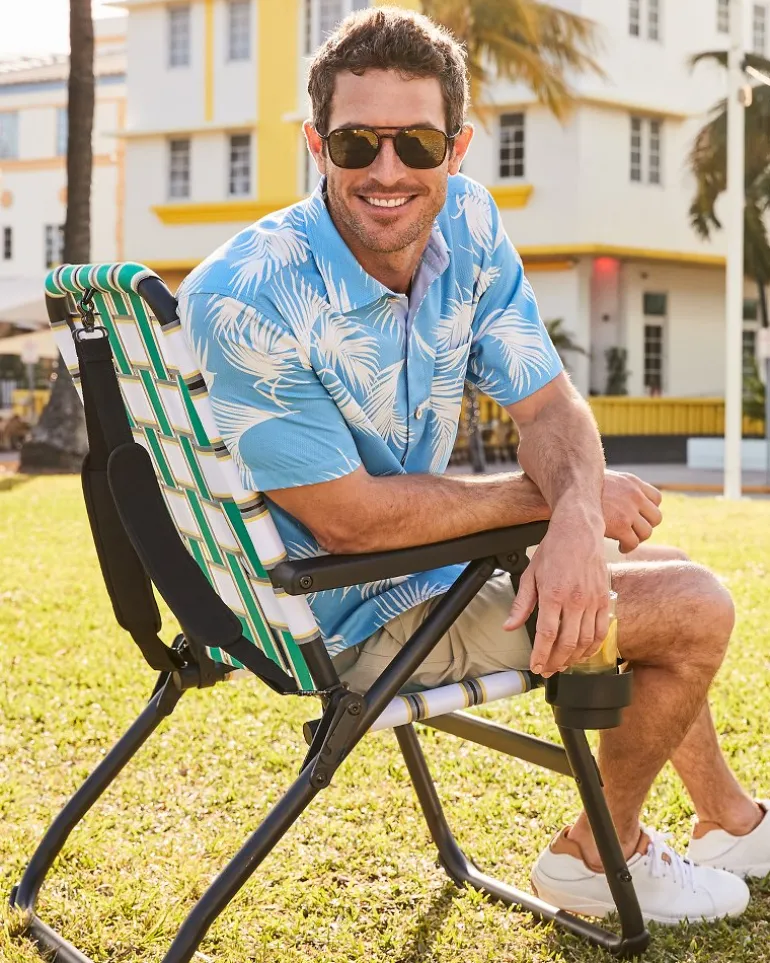 Store Tommy Bahama Retro Charm Strap Lawn Chair Multicolor