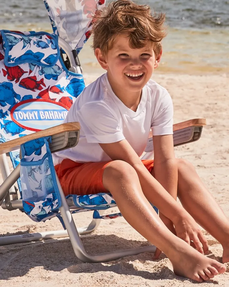 Hot Tommy Bahama School of Fish Kids' Backpack Beach Chair Multicolor