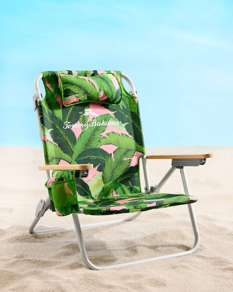 Discount Tommy Bahama Swaying Fronds Deluxe Backpack Beach Chair Multicolor