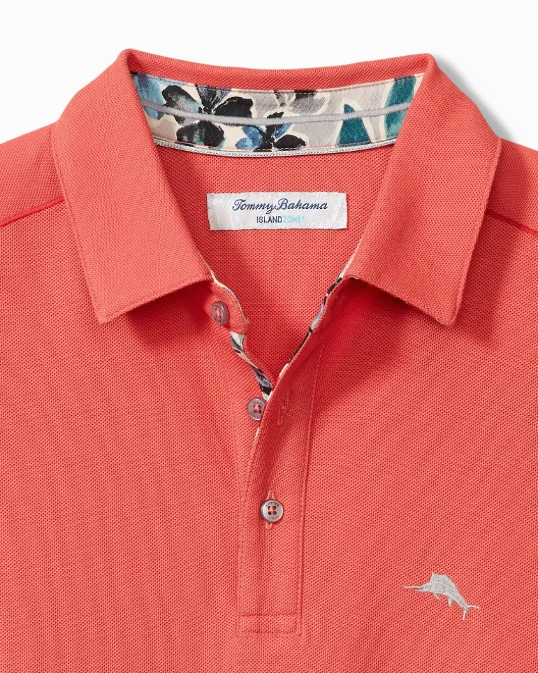 Online Tommy Bahama Tropicano Blooms Five O'Clock IslandZone® Polo Coral Reef