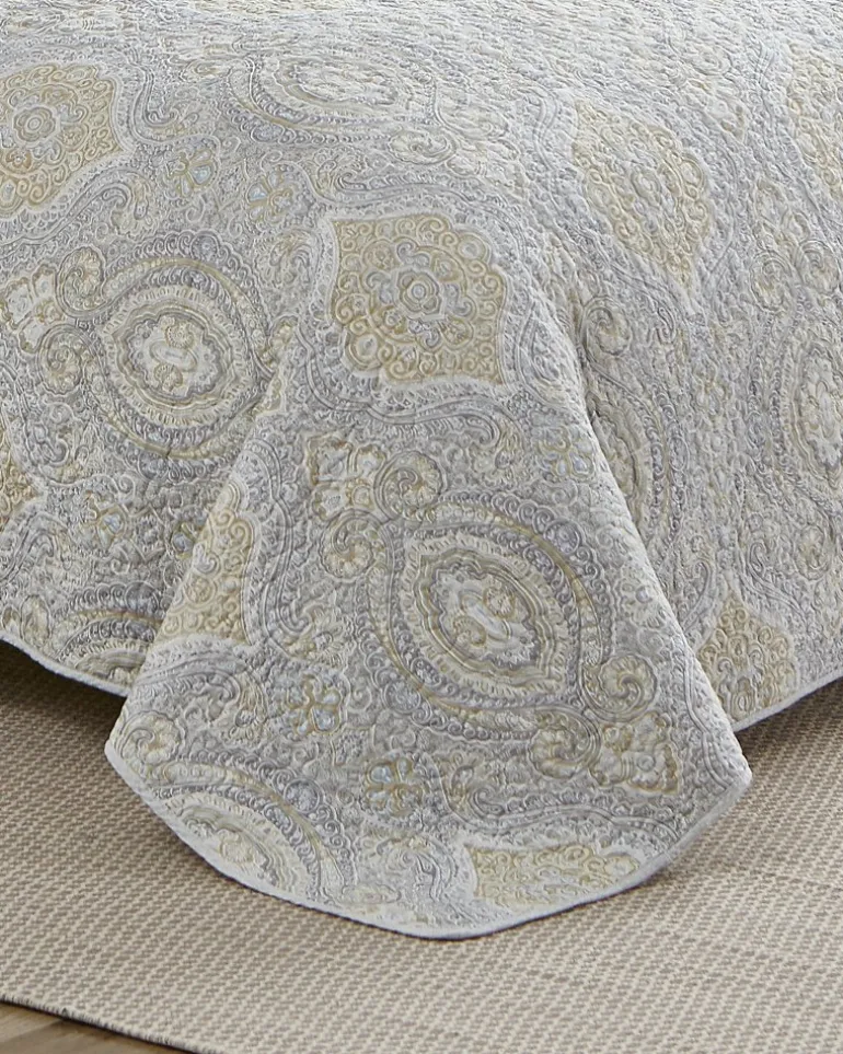 Store Tommy Bahama Turtle Cove 3-Piece King Quilt Set Grey