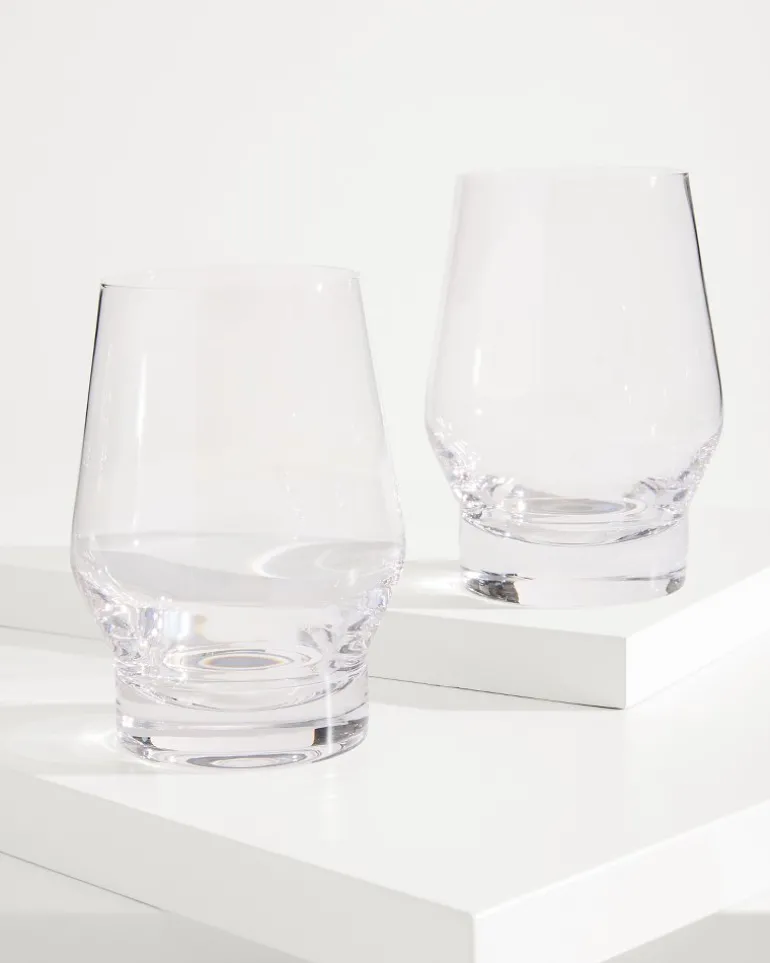 Sale Tommy Bahama Viski® Heavy Base Crystal Whiskey Glasses - Set of 2 Clear