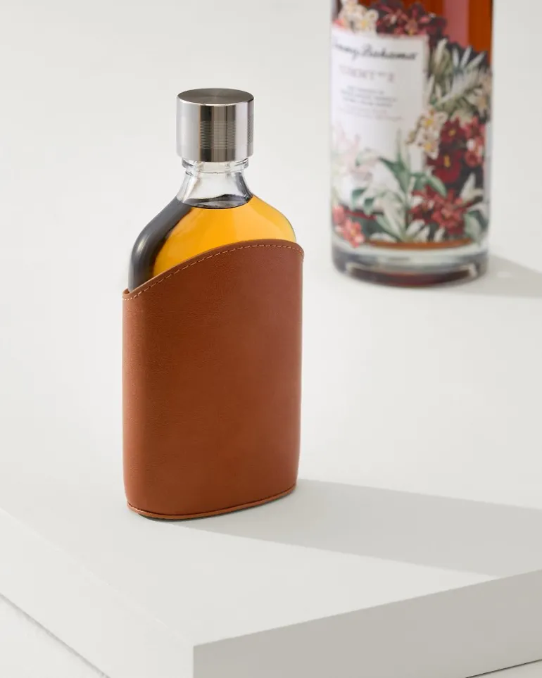 Best Tommy Bahama Viski® Parker Leather Flask Brown