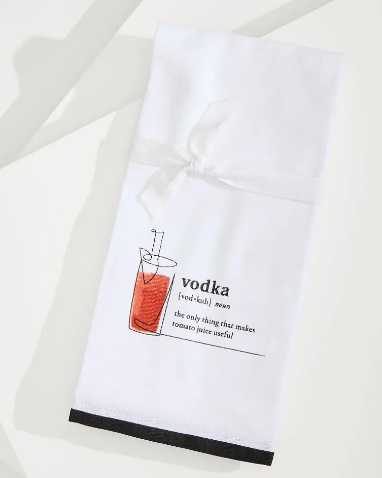Shop Tommy Bahama Vodka Bar Towel White