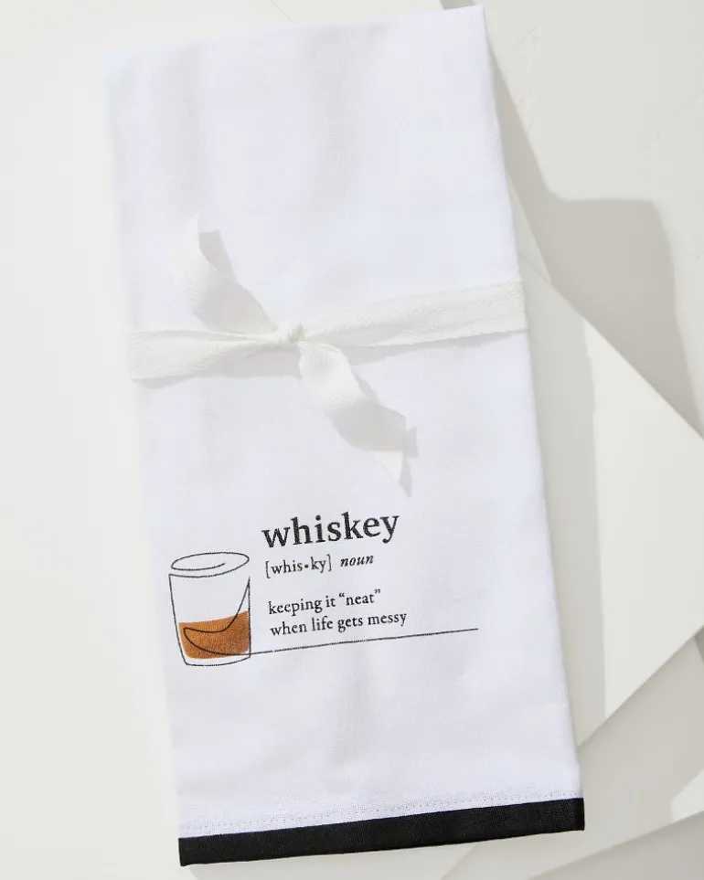 Discount Tommy Bahama Whiskey Bar Towel White