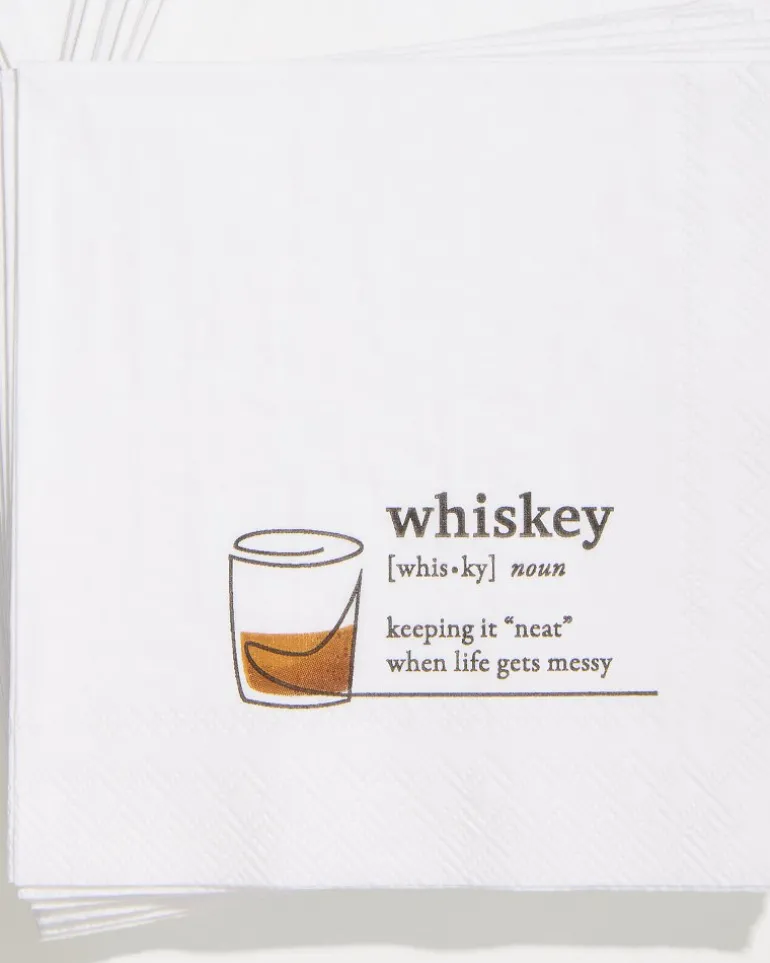 Fashion Tommy Bahama Whiskey Cocktail Napkins White