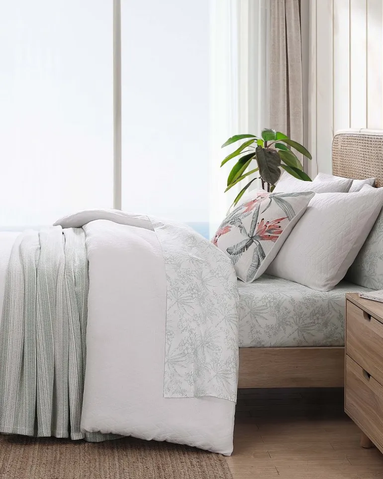 Sale Tommy Bahama Wicker Woven 3-Piece King Comforter Set White