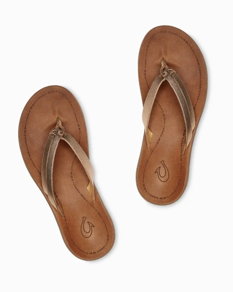 New Tommy Bahama Women's OluKai® Kāpehe Luana Sandals Bubbly