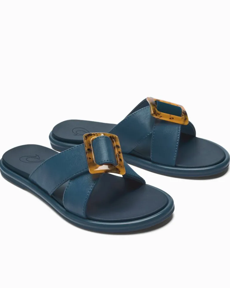 Flash Sale Tommy Bahama Women's Olukai® La'I Slide Sandals Lagoon