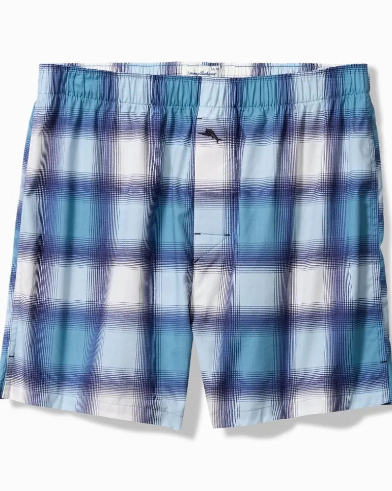 Flash Sale Tommy Bahama Woven Marlin Print Boxers Ancient Ivory