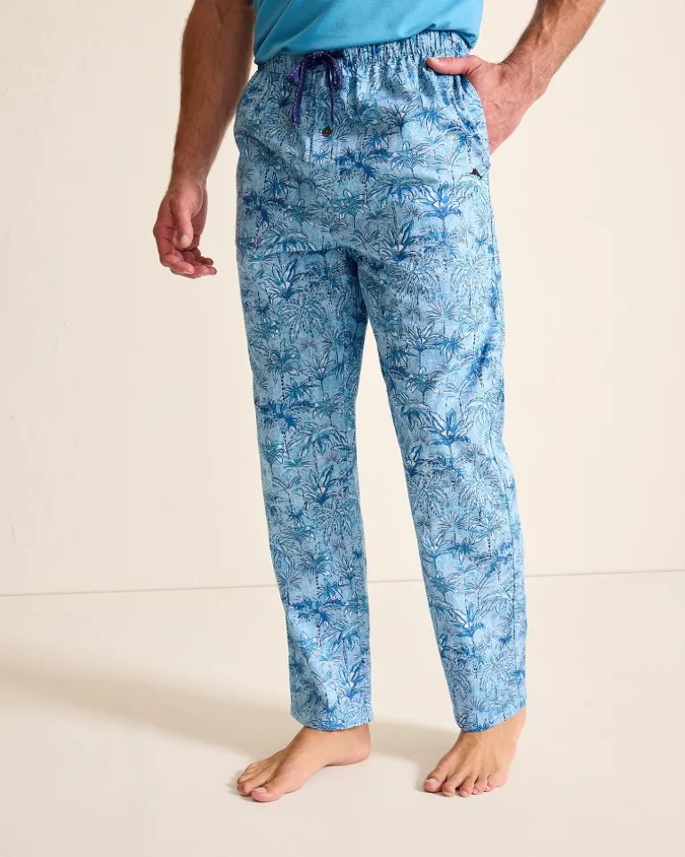 Cheap Tommy Bahama Woven Pajama Pants Blue Fade